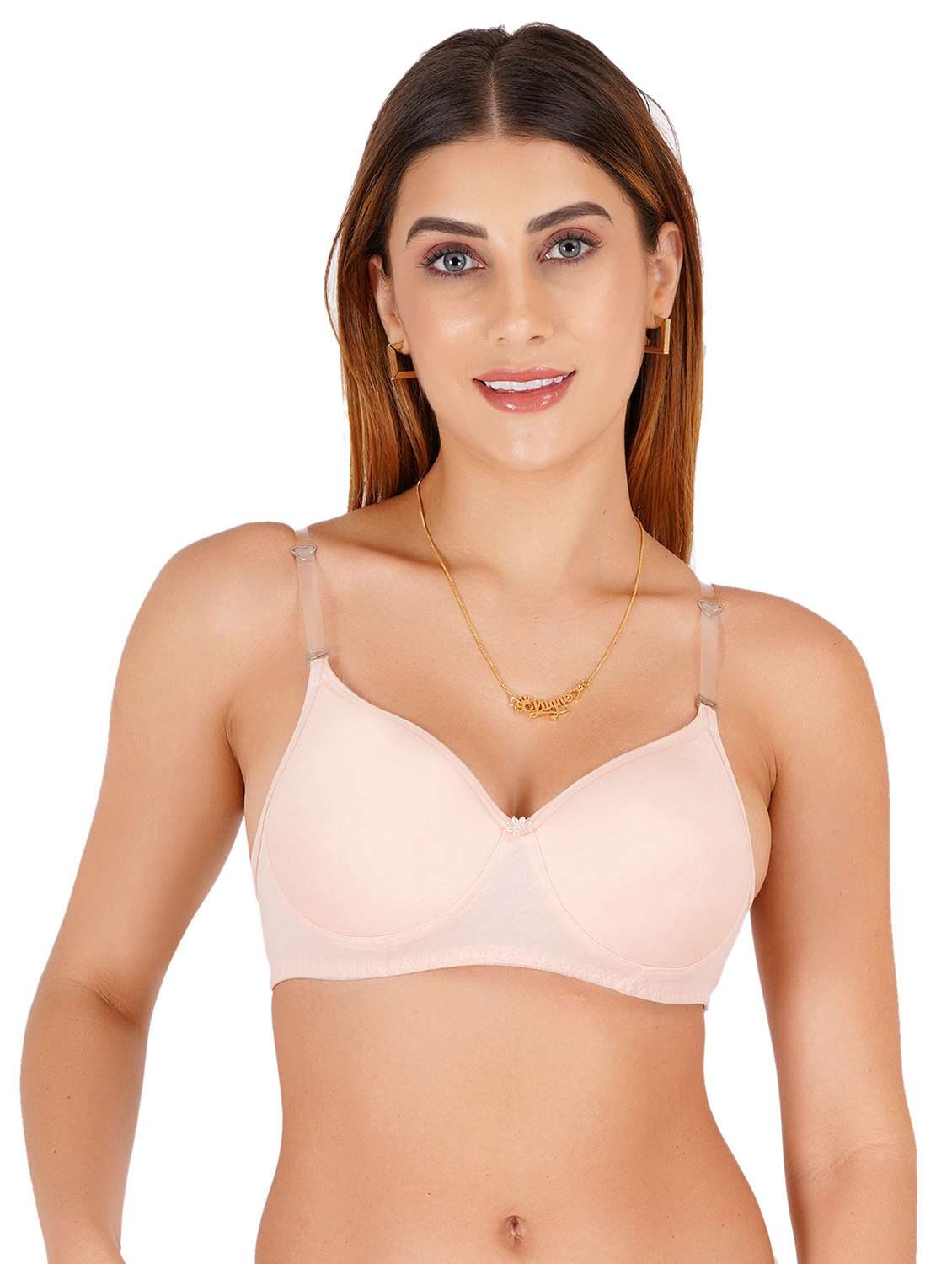 women pack of 4 non padded bra - 22444075 -  Standard Image - 3