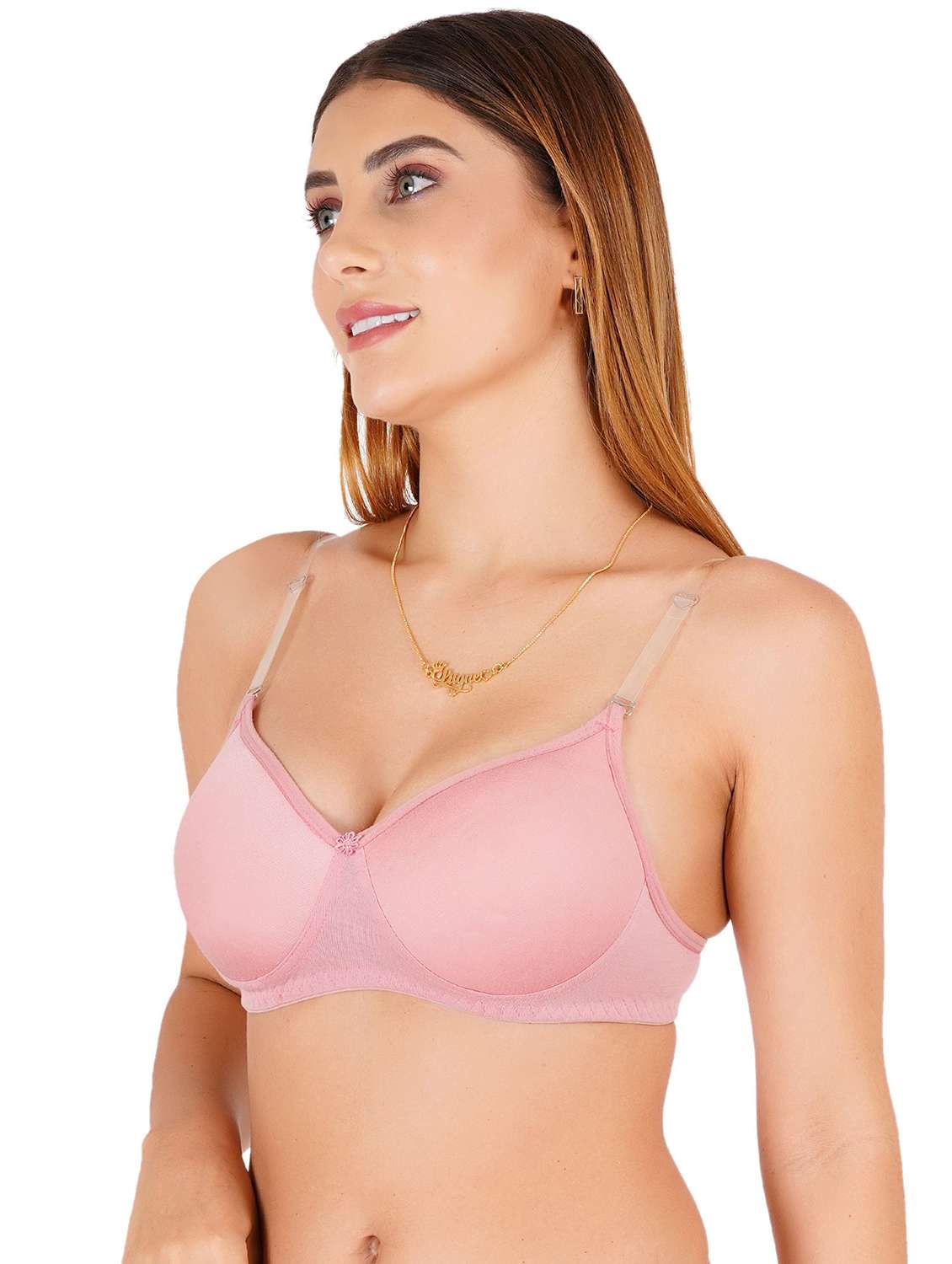 women pack of 4 non padded bra - 22444075 -  Standard Image - 5
