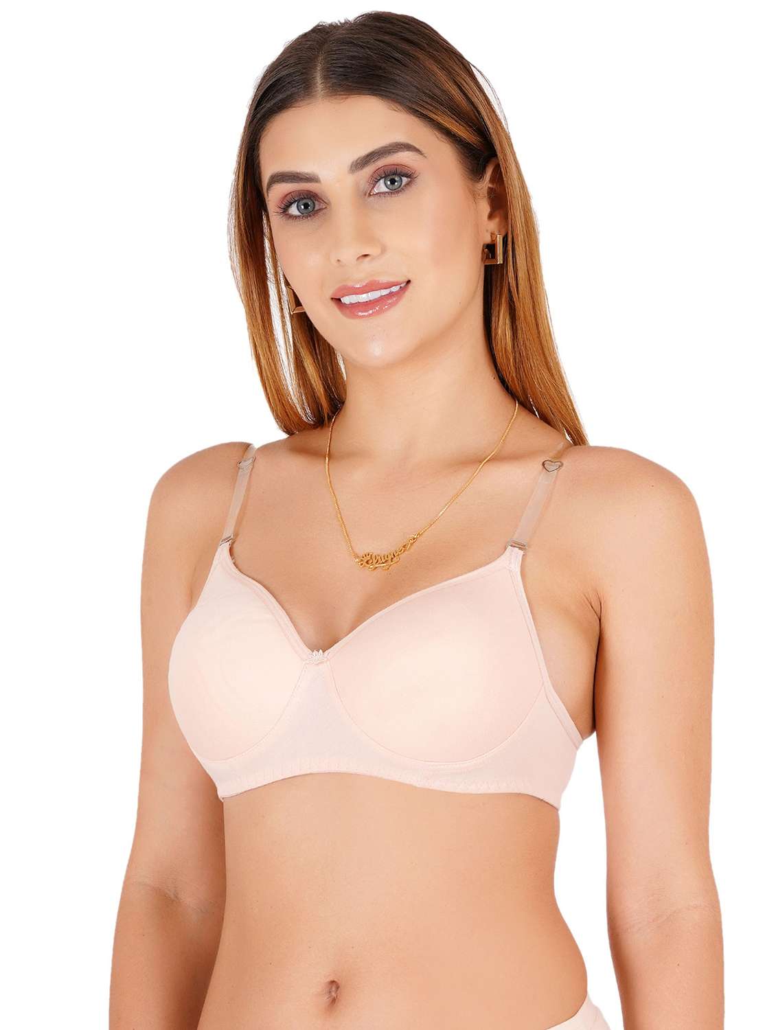 women pack of 4 non padded bra - 22444083 -  Standard Image - 5