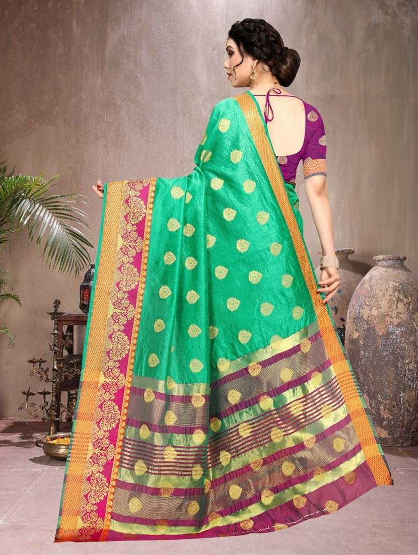 women self design banarasi saree - 22444439 -  Standard Image - 3