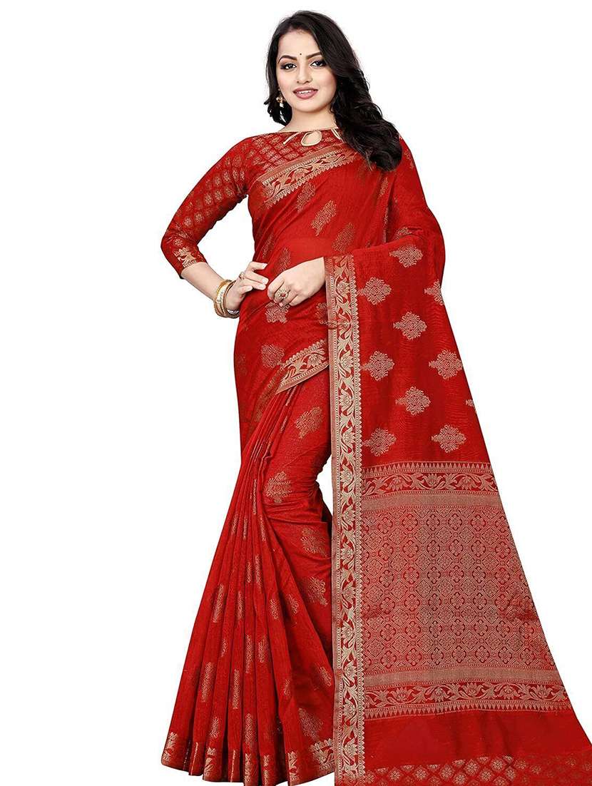women self design chanderi saree