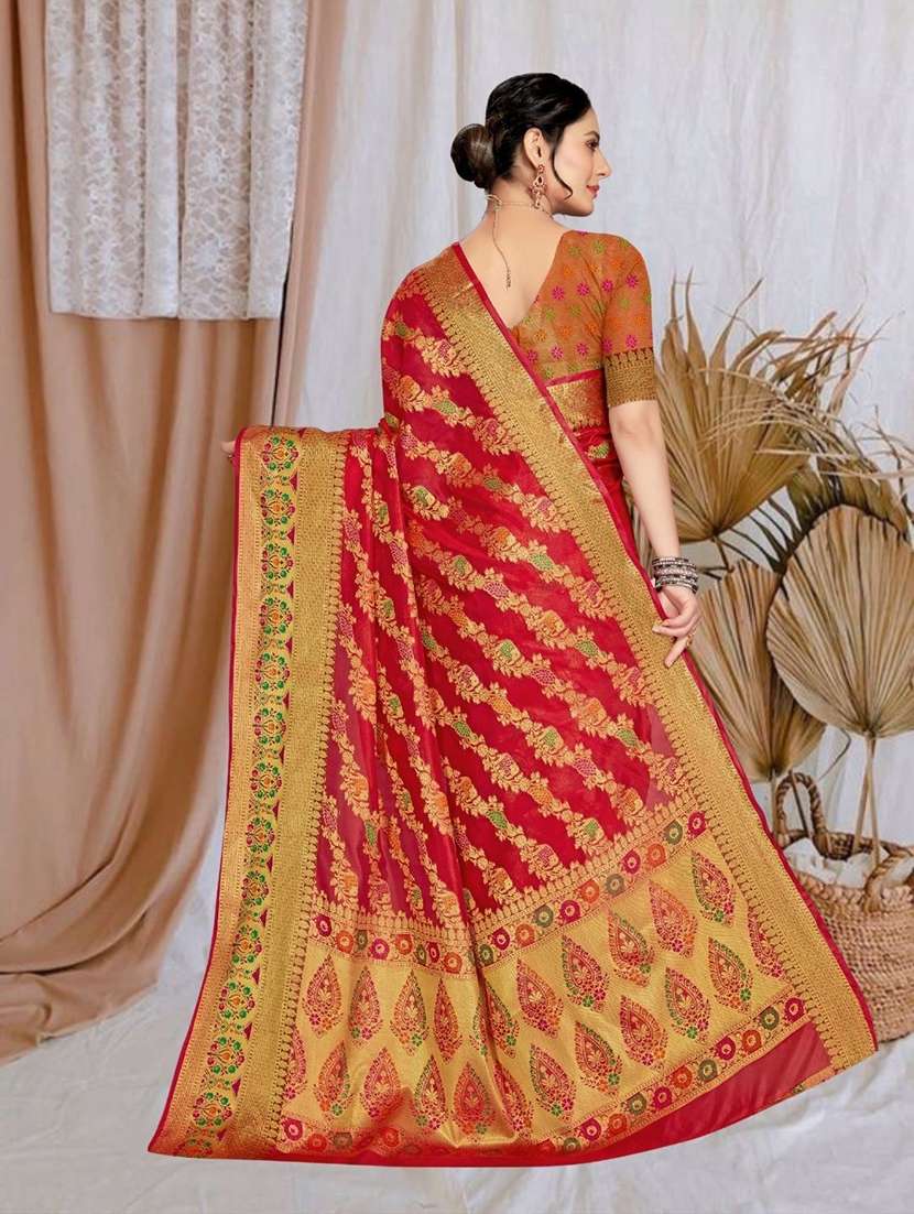 women self design banarasi saree - 22444591 -  Standard Image - 3