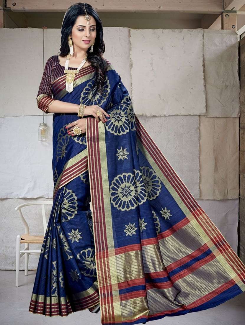 women self design banarasi saree