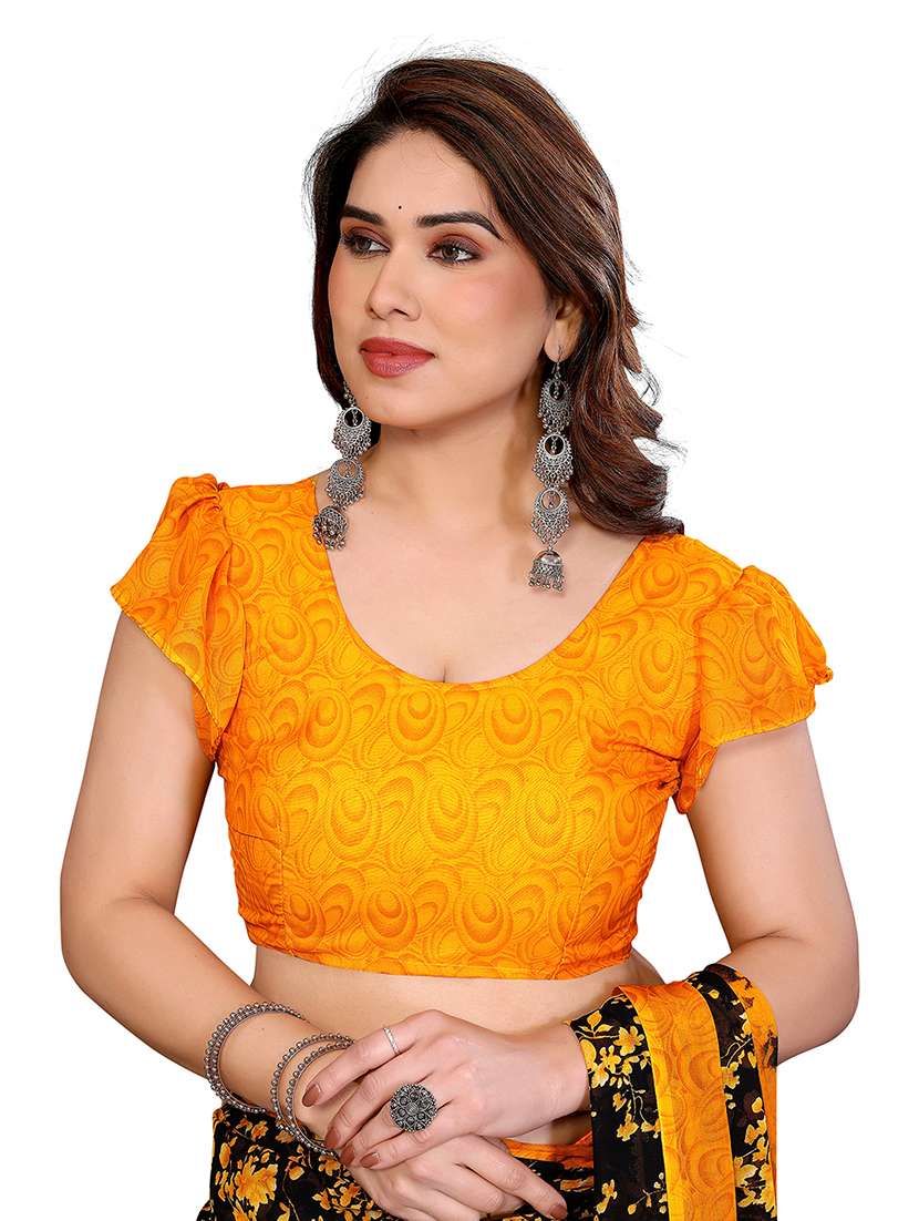 women pack of 2 printed saree with blouse - 22445263 -  Standard Image - 3