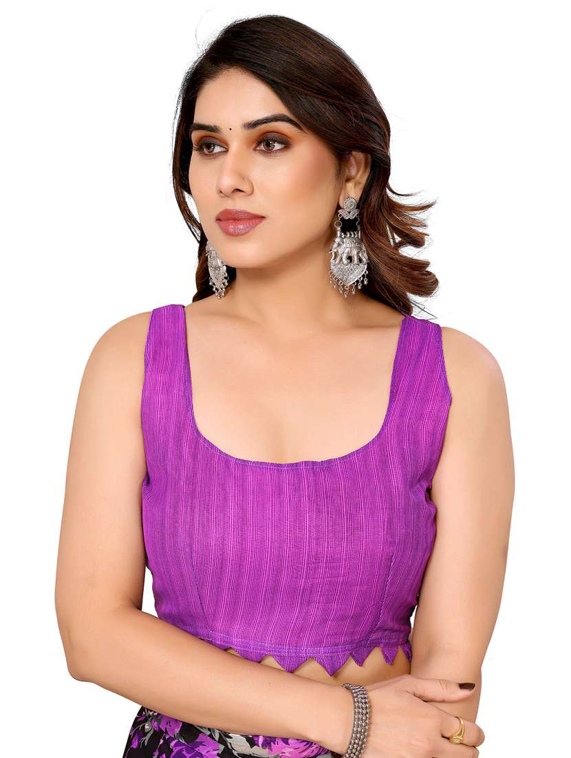 women pack of 2 printed saree with blouse - 22445350 -  Standard Image - 3