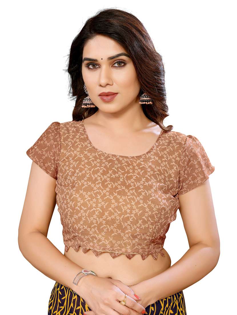 Women Pack Of 2 Printed Saree With Blouse - 22445574 -  Standard Image - 3