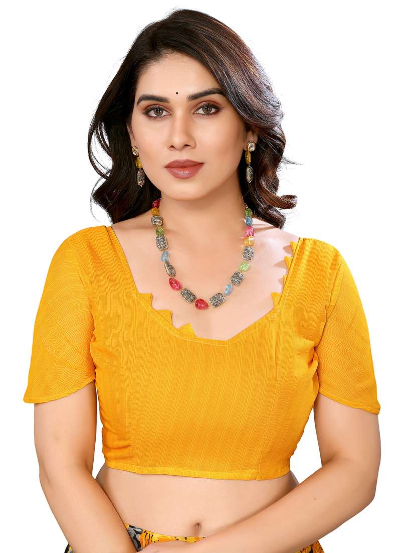 women pack of 2 printed saree with blouse - 22445580 -  Standard Image - 3