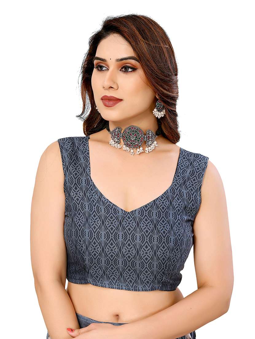 women pack of 2 printed saree with blouse - 22445655 -  Standard Image - 3