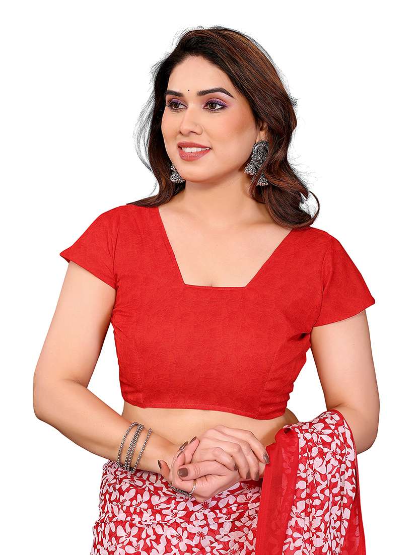 women pack of 2 printed saree with blouse - 22445733 -  Standard Image - 3
