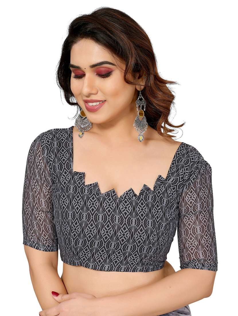 Women Pack Of 2 Printed Saree With Blouse - 22446102 -  Standard Image - 3