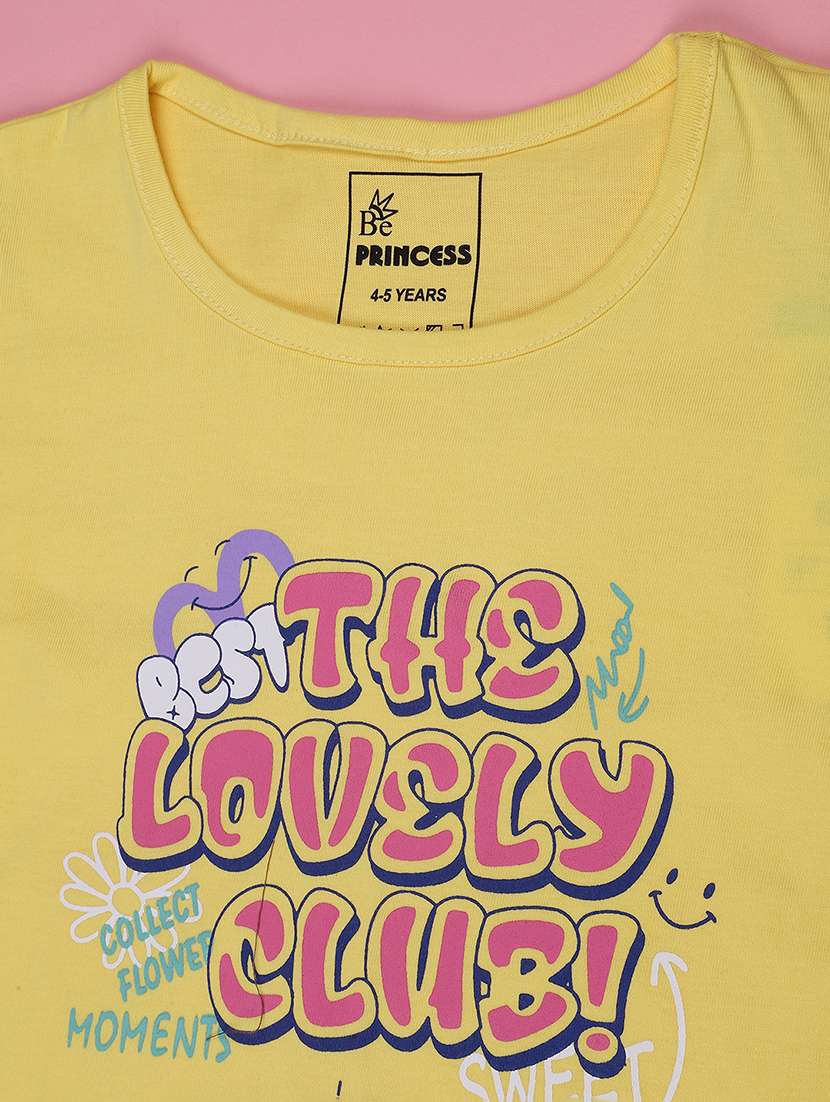 girls printed short sleeves top and shorts set - 22446899 -  Standard Image - 3