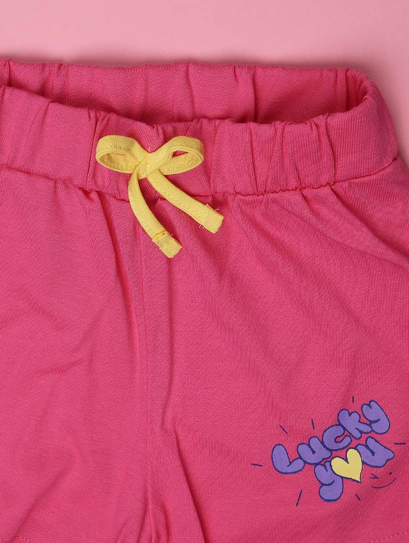 girls printed short sleeves top and shorts set - 22446899 -  Standard Image - 5