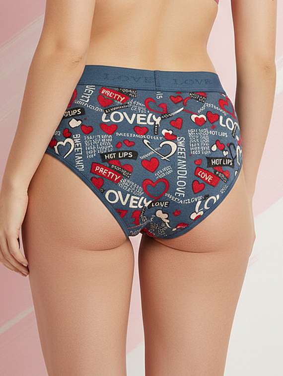 women pack of 3 printed mid rise hipster panty - 22447303 -  Standard Image - 3