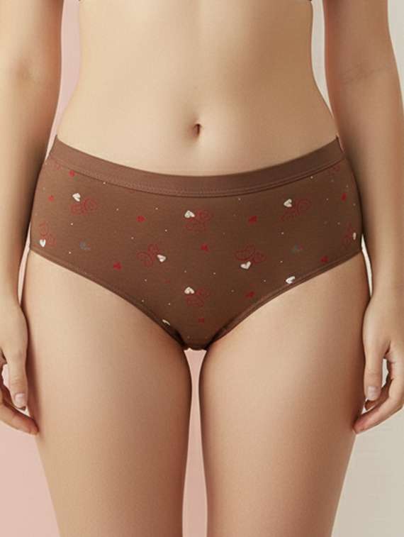 women pack of 3 printed mid rise hipster panty - 22447322 -  Standard Image - 3