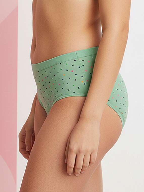 women pack of 3 printed mid rise hipster panty - 22447469 -  Standard Image - 3