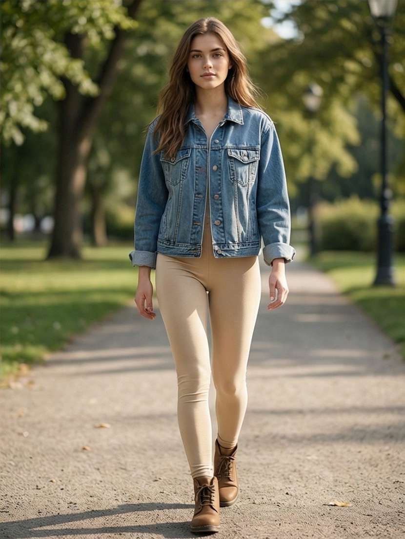 women solid mid rise ankle length leggings - 22447621 -  Standard Image - 3