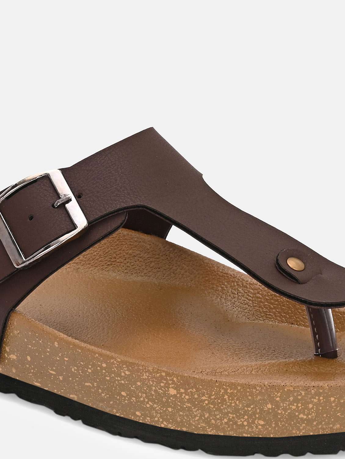 men solid toe seperator sandal - 22447655 -  Standard Image - 5