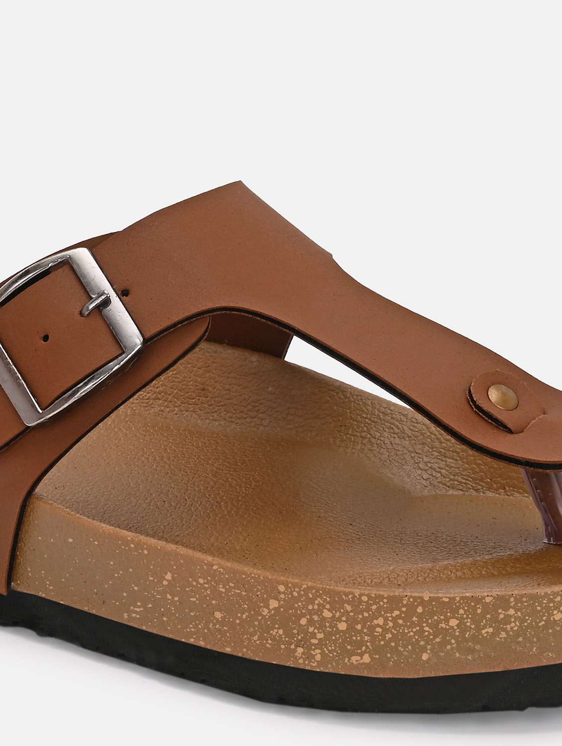 men solid toe seperator sandal - 22447656 -  Standard Image - 5