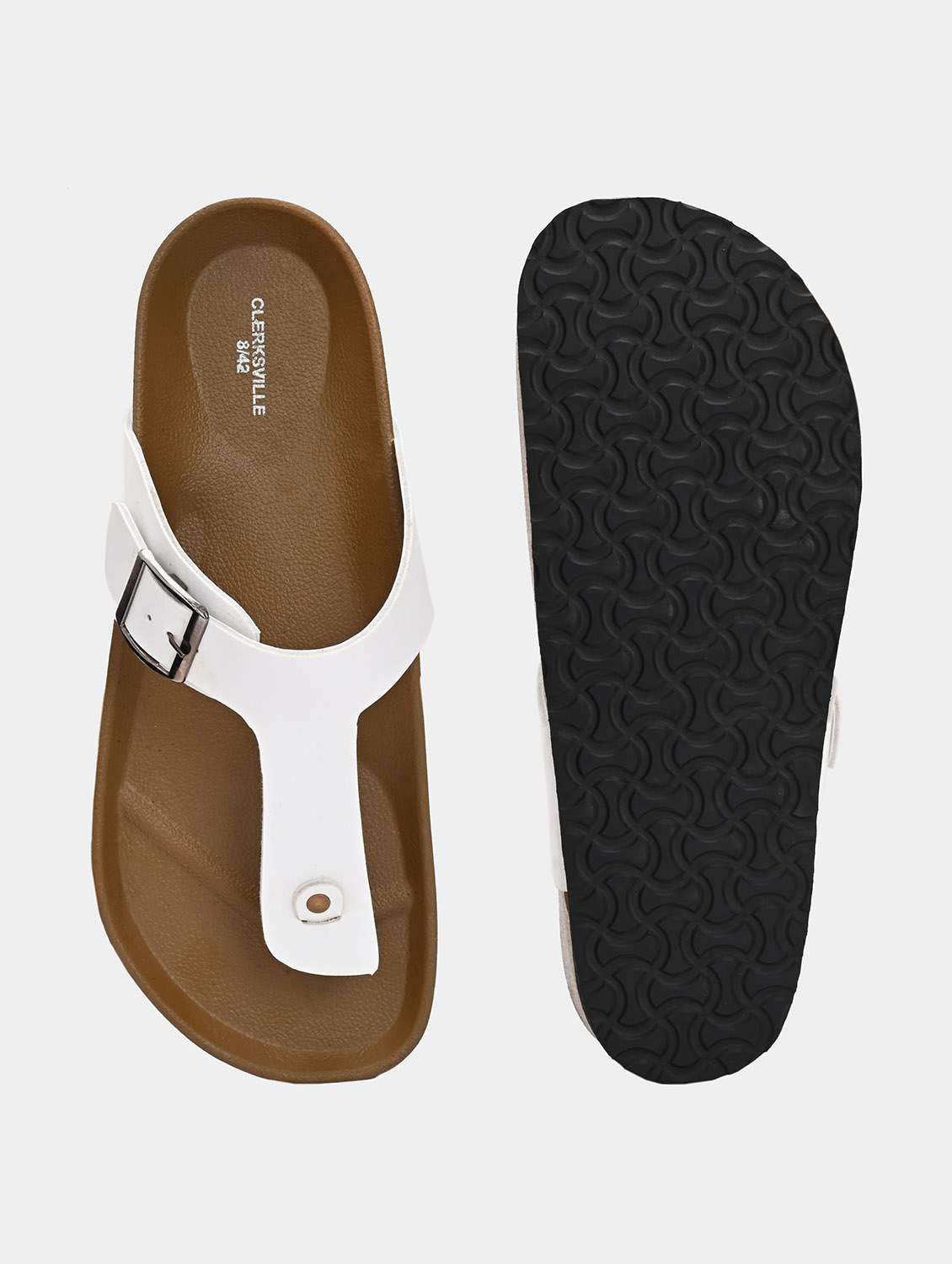 men solid toe seperator sandal - 22447659 -  Standard Image - 3