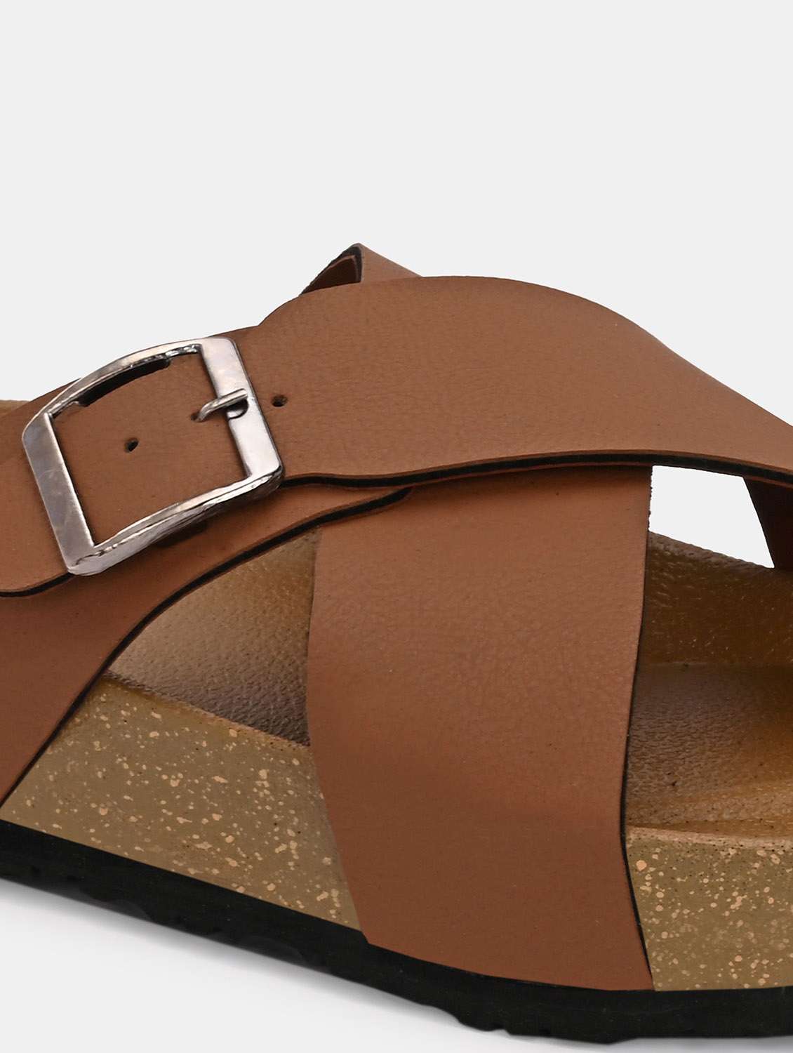 men solid slip on sandal - 22447662 -  Standard Image - 5