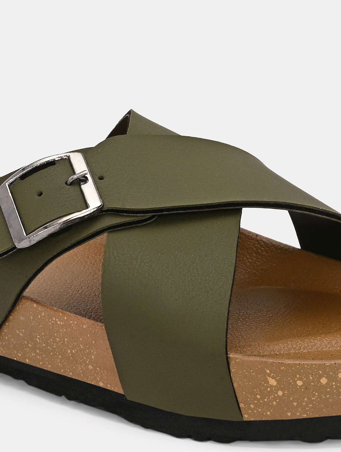 men solid slip on sandal - 22447663 -  Standard Image - 5