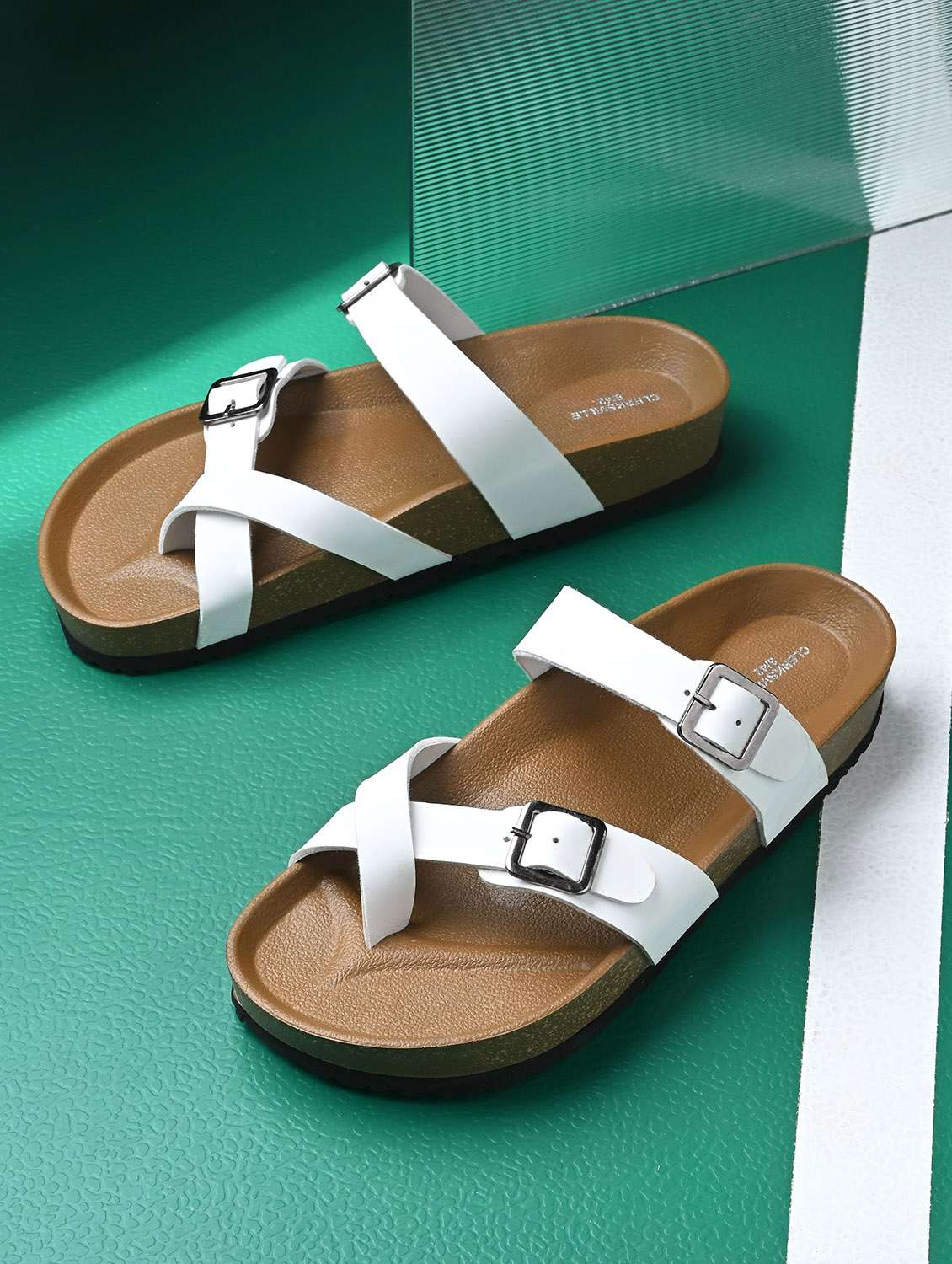 men solid one toe sandal 