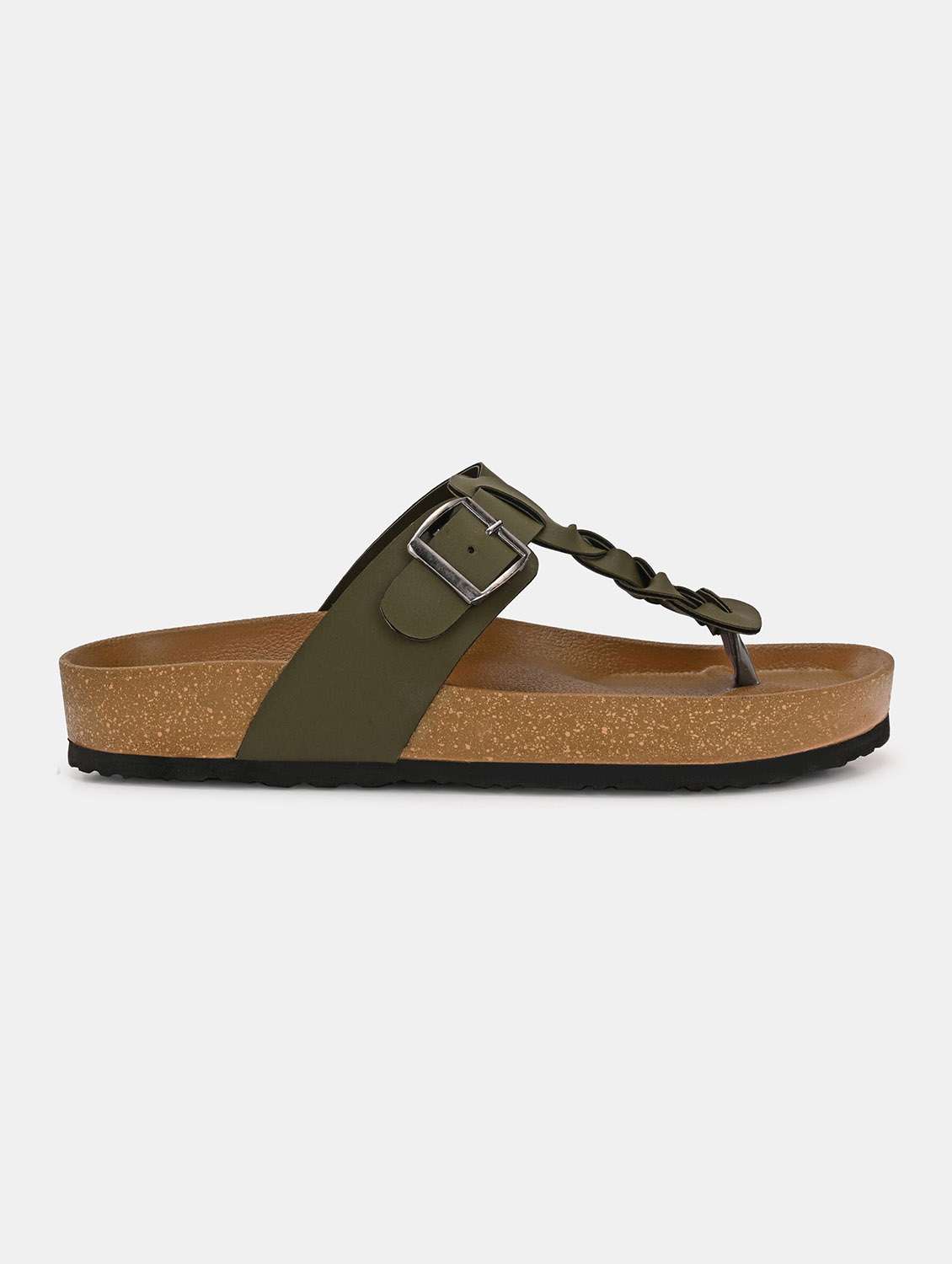 men solid toe seperator sandal - 22447675 -  Standard Image - 3