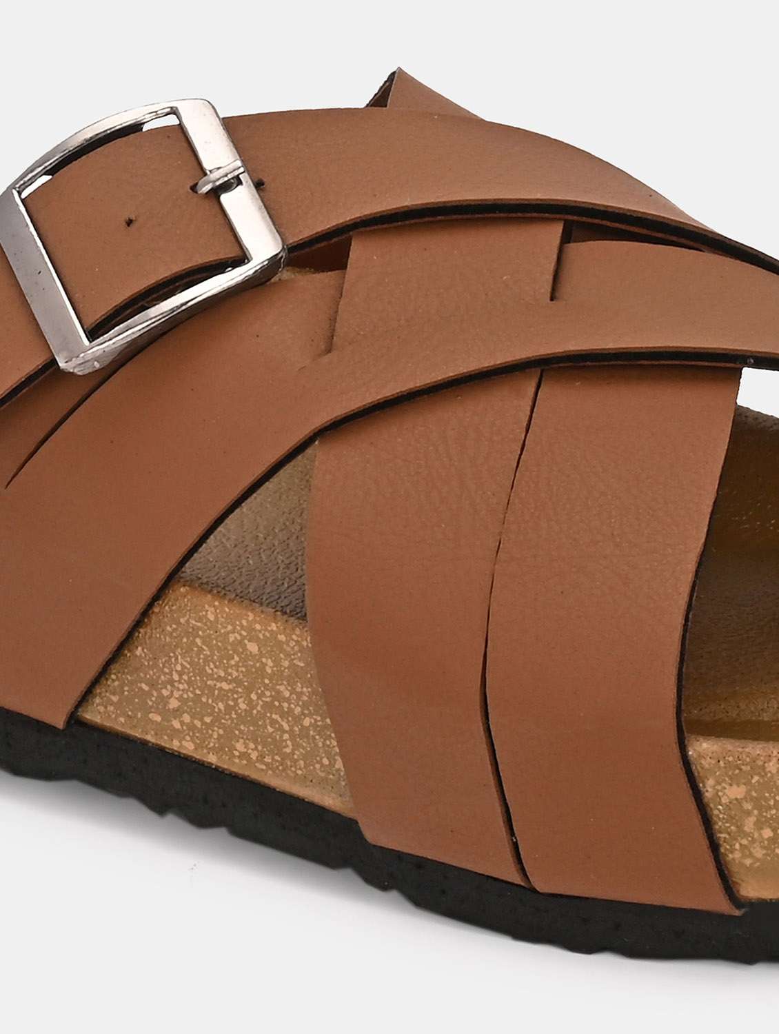 men solid slip on sandal - 22447680 -  Standard Image - 5
