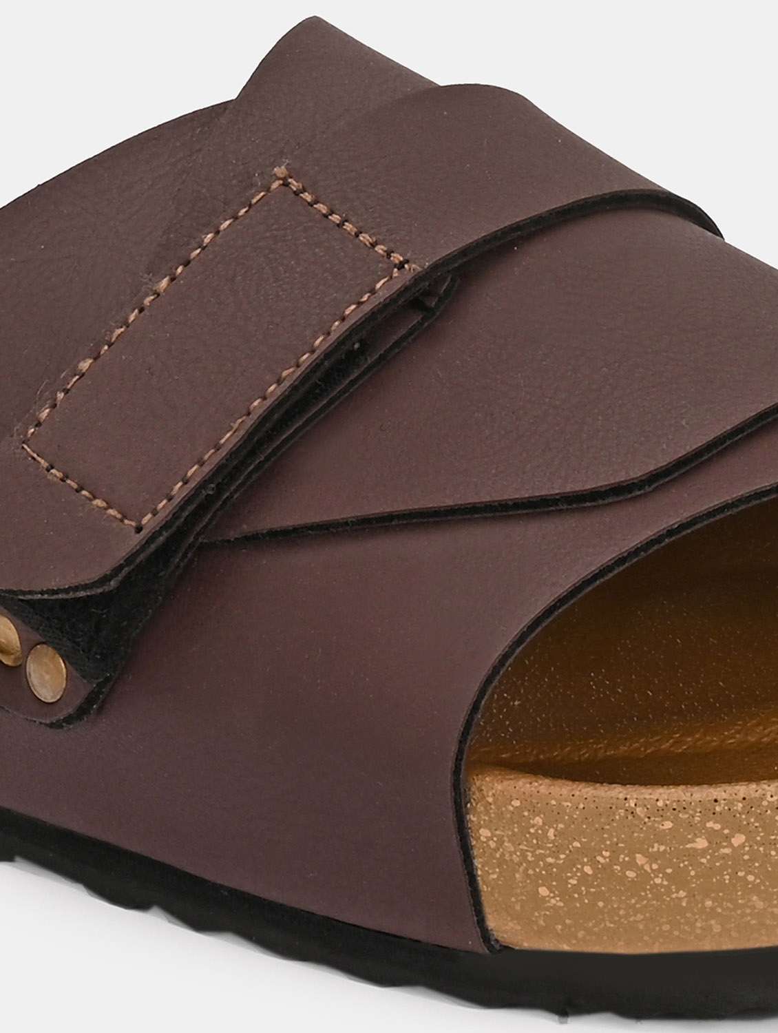 men solid slip on sandal - 22447697 -  Standard Image - 5