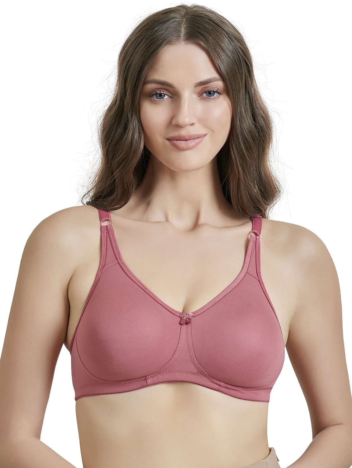 women solid non wired regular bra