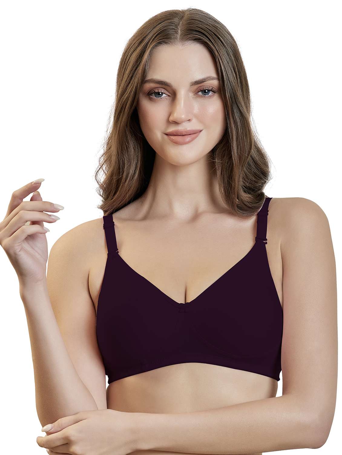 women solid non wired t-shirt bra