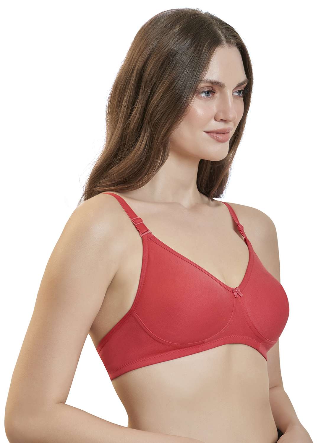 women solid non wired t-shirt bra - 22447819 -  Standard Image - 3