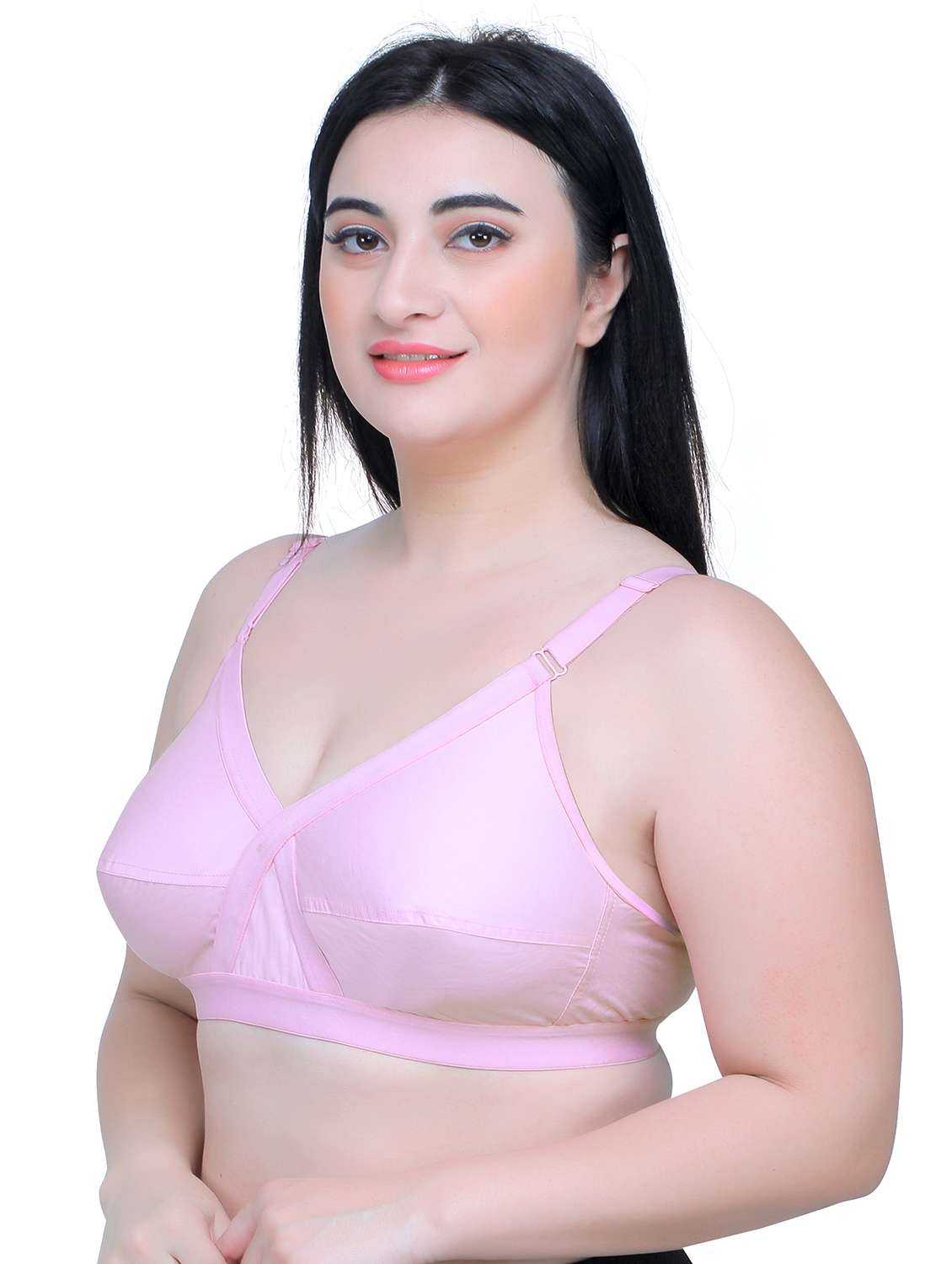 women solid non wired minimizer bra - 22447826 -  Standard Image - 3