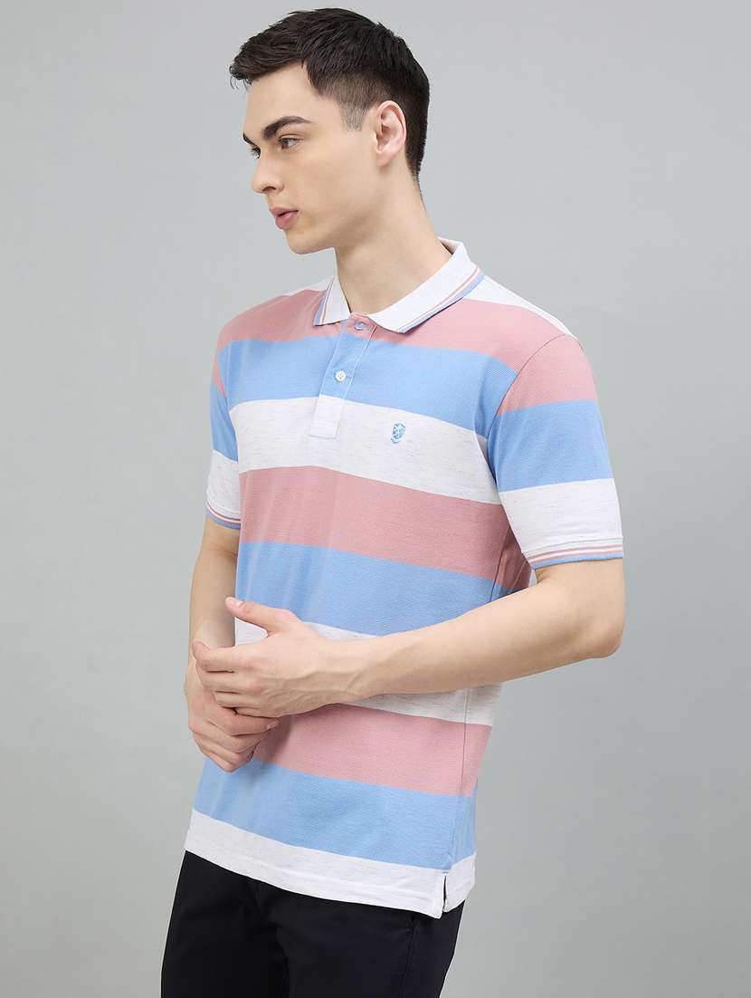 Pink Cotton Blend Plain Tshirt - 22447961 -  Standard Image - 5