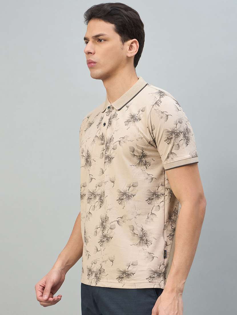 men multi colored cotton blend plain t-shirt - 22447979 -  Standard Image - 3