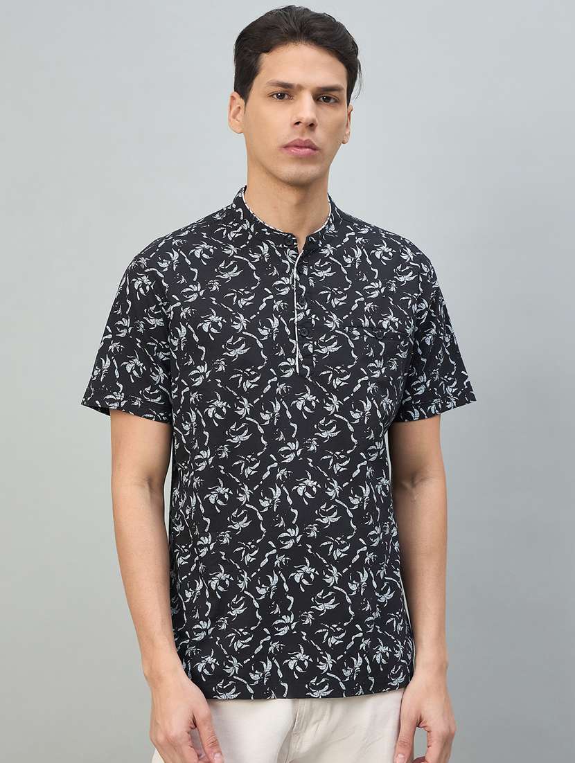 men printed short sleeve t-shirt