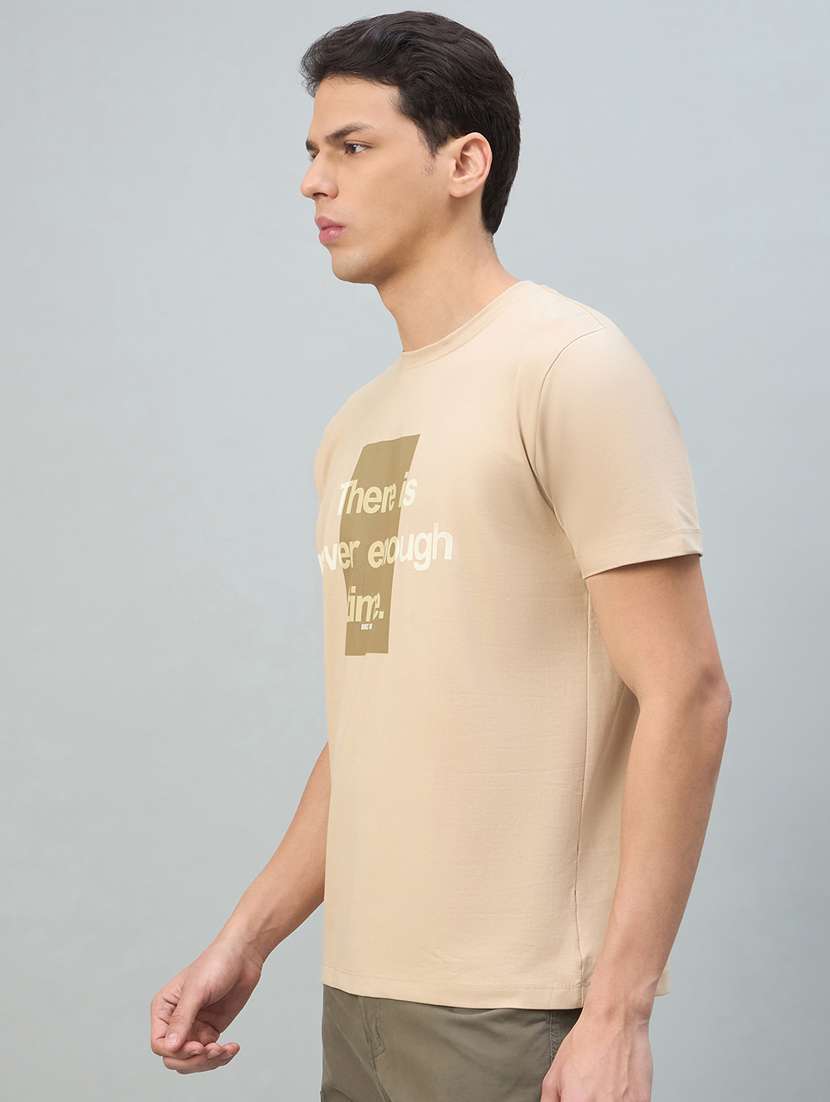 Men Printed Short Sleeve Round T-shirt - 22447998 -  Standard Image - 3