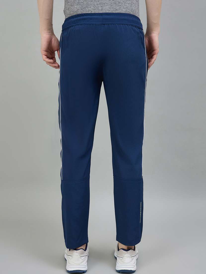 men solid mid rise full length track pant - 22448041 -  Standard Image - 3