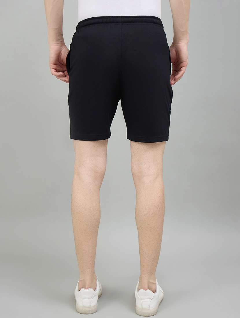 men black cotton blend bermuda short - 22448068 -  Standard Image - 3