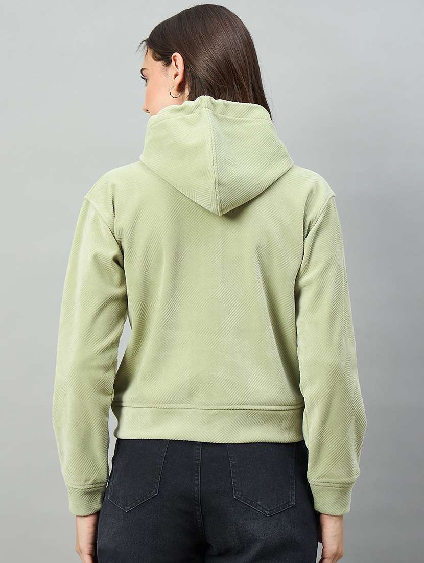 women solid green cotton blend plain  - 22448230 -  Standard Image - 3