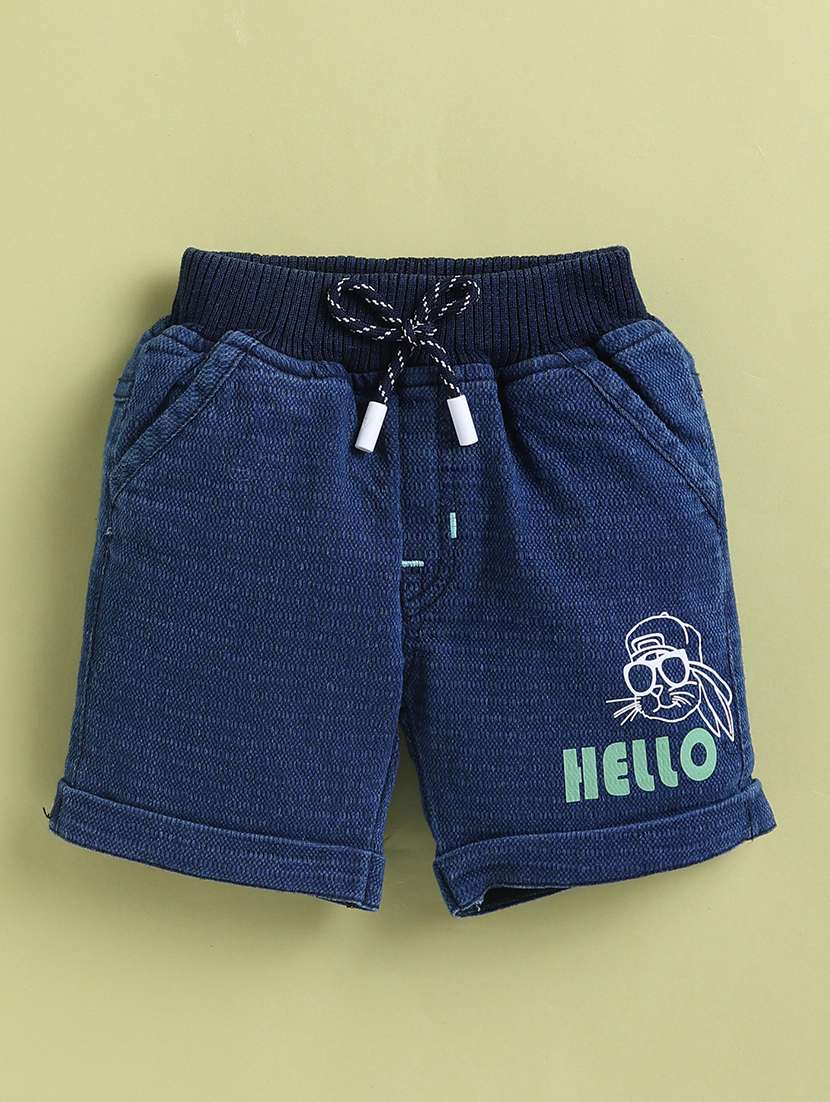 boys green cotton blend shorts set co-ords set - 22448449 -  Standard Image - 3