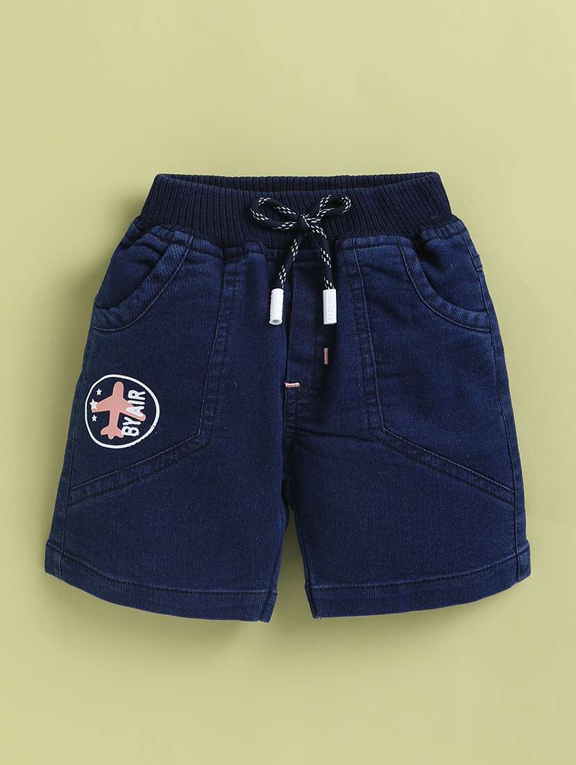 boys peach cotton blend shorts set co-ords set - 22448456 -  Standard Image - 3