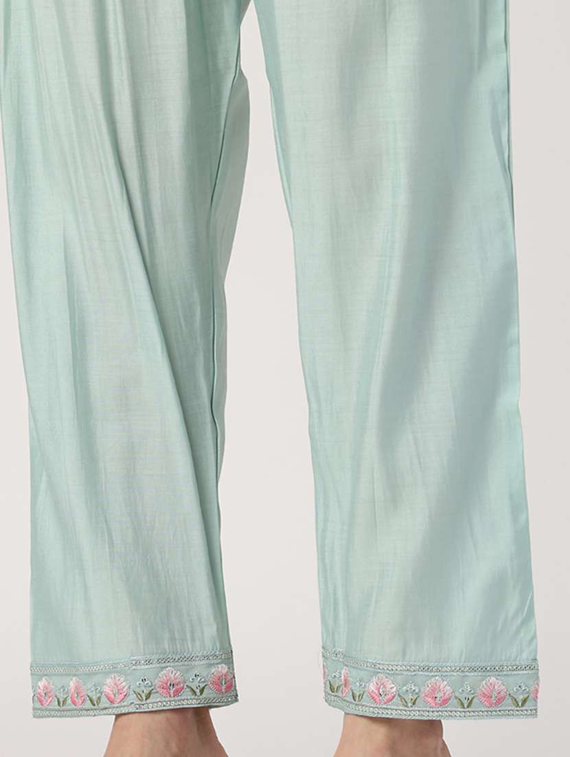 green cotton suit  set - 22449455 -  Standard Image - 5