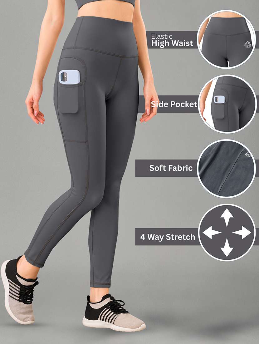 women multi colored polyester track pant - 22450121 -  Standard Image - 3