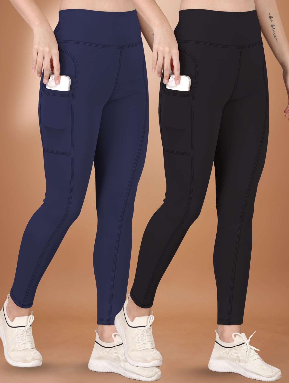 women multi colored polyester track pant