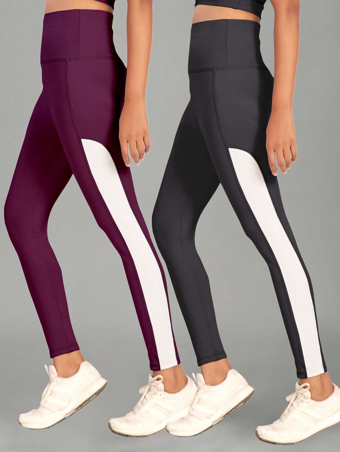 women black polyester track pant