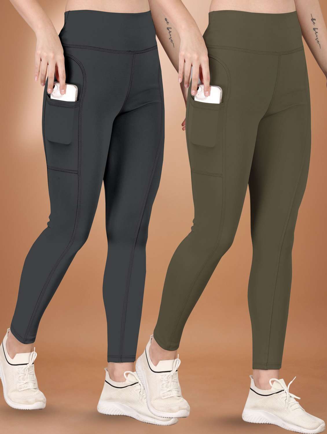 women multi colored polyester track pant