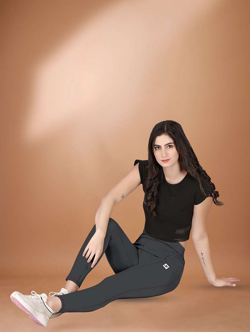 women multi colored polyester track pant - 22450159 -  Standard Image - 3
