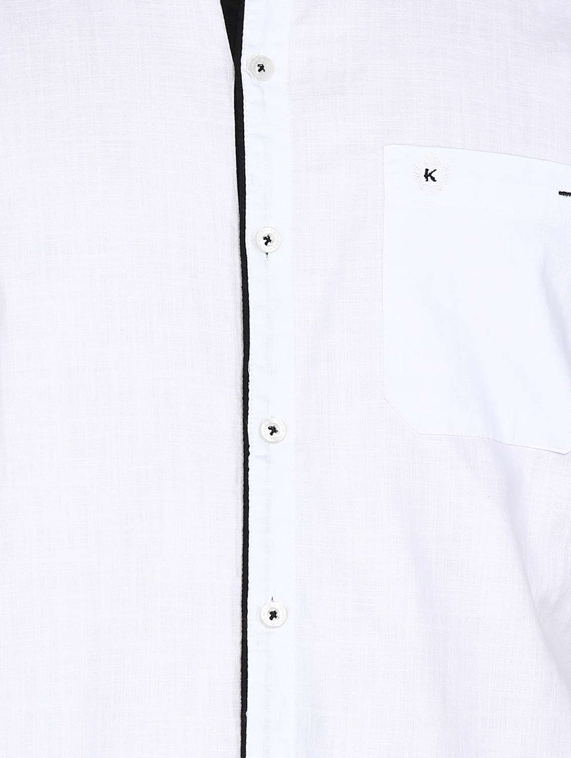 men solid long sleeve regular fit casual shirt - 22450336 -  Standard Image - 5