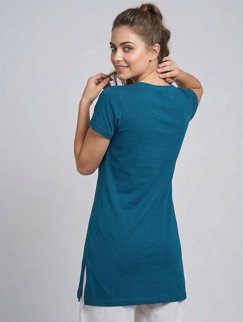 women printed short sleeve loungewear t-shirt - 22450939 -  Standard Image - 3